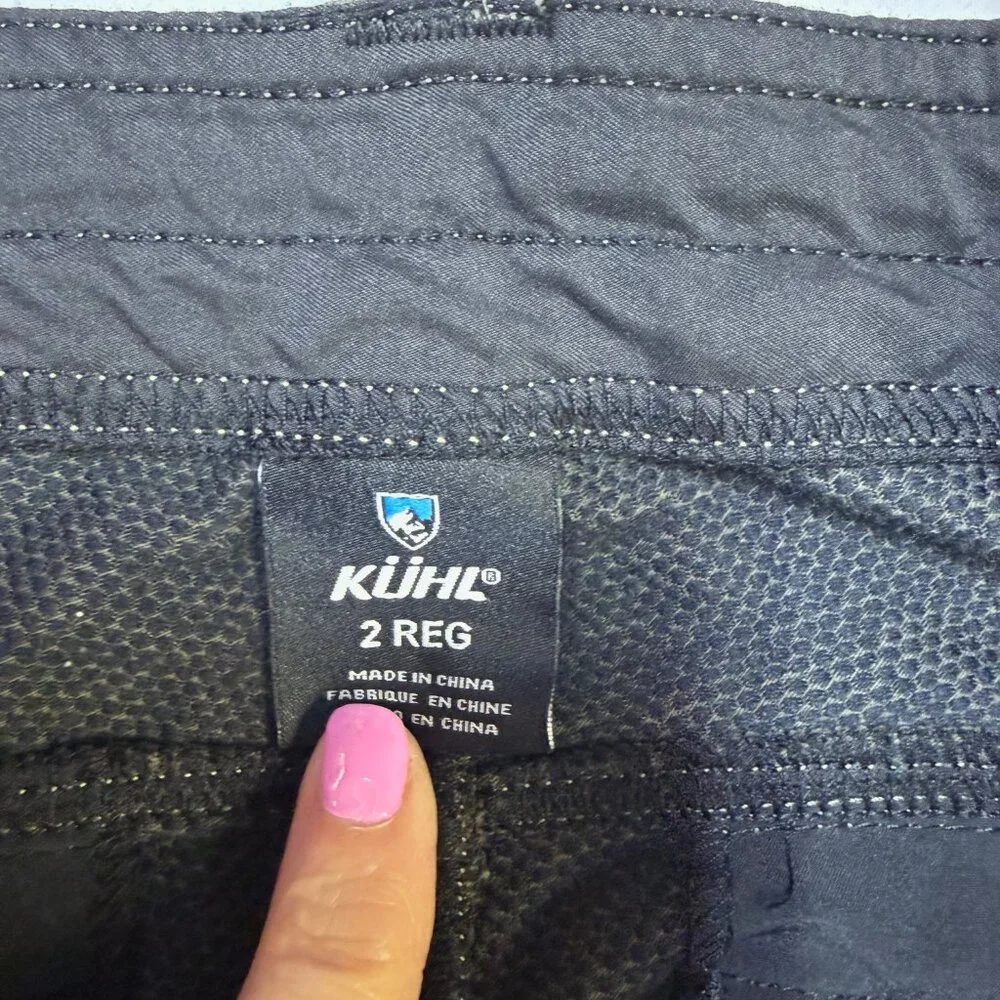 KÜHL Women’s Krush‎ Cargo Pants Size 2 Olive Green Hiking EUC